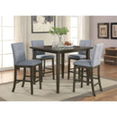  Furniture of America Charlene 5 pc Counter Height Dinette CM3354GY-PT-5PK IMAGE 1