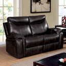  Furniture of America Karlee Reclining Leatherette Loveseat CM6988-LV IMAGE 2