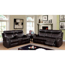  Furniture of America Karlee Reclining Leatherette Loveseat CM6988-LV-CT IMAGE 4