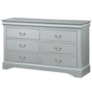 Acme Furniture Louis Philippe 6-Drawer Dresser 26735 IMAGE 2