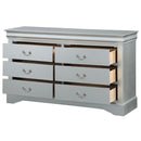 Acme Furniture Louis Philippe 6-Drawer Dresser 26735 IMAGE 6