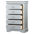 Acme Furniture Louis Philippe 5-Drawer Chest 26736 IMAGE 6