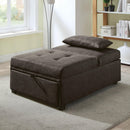  Furniture of America Oona Fabric Twin Ottoman CM2543DG IMAGE 1