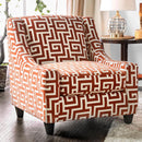  Furniture of America Esmay Stationary Fabric Accent Chair SM8115-CH-OR IMAGE 1