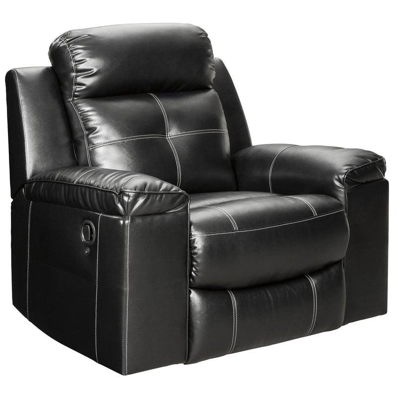 Signature Design by Ashley Kempten Rocker Leather Look Recliner 8210525 IMAGE 1