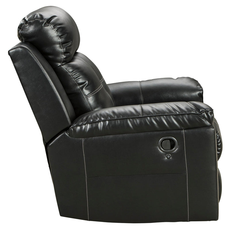 Signature Design by Ashley Kempten Rocker Leather Look Recliner 8210525 IMAGE 3