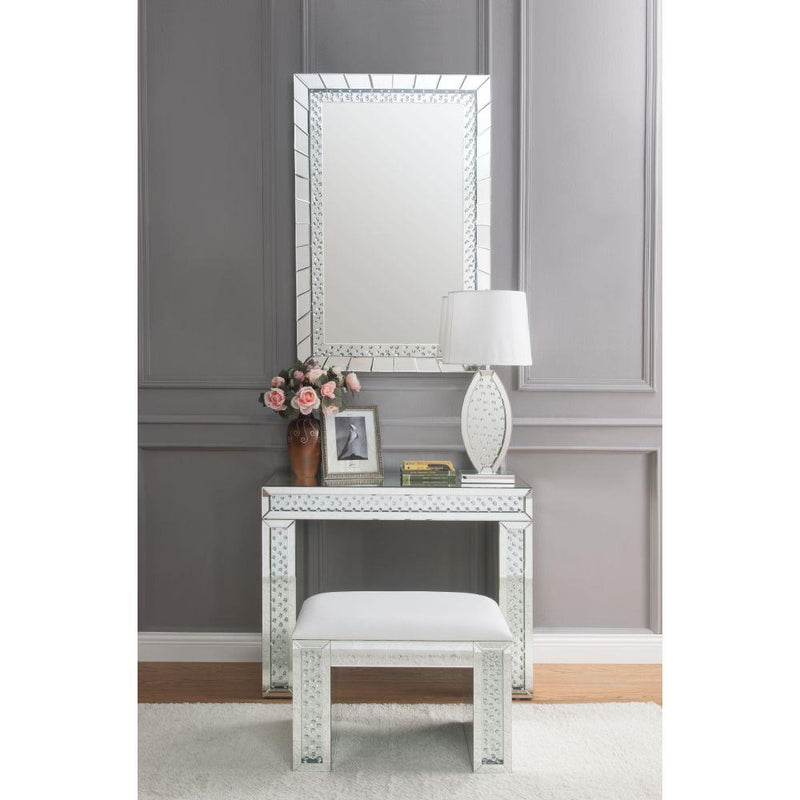 Acme Furniture Nysa 90158 Vanity Stool IMAGE 6