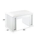 Acme Furniture Nysa 90158 Vanity Stool IMAGE 7