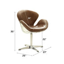 Acme Furniture Brancaster 96553 Accent Chair with Swivel IMAGE 5