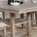  Furniture of America Ledyard Counter Height Dining Table with Pedestal Base CM3576PT IMAGE 3