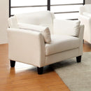  Furniture of America Pierre Stationary Leatherette Chair CM6717WH-CH-PK IMAGE 2