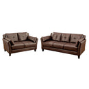  Furniture of America Pierre Stationary Leatherette Sofa CM6717BR-SF-PK IMAGE 4