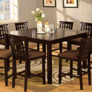  Furniture of America Square Eleanor Counter Height Dining Table CM3246PT IMAGE 1