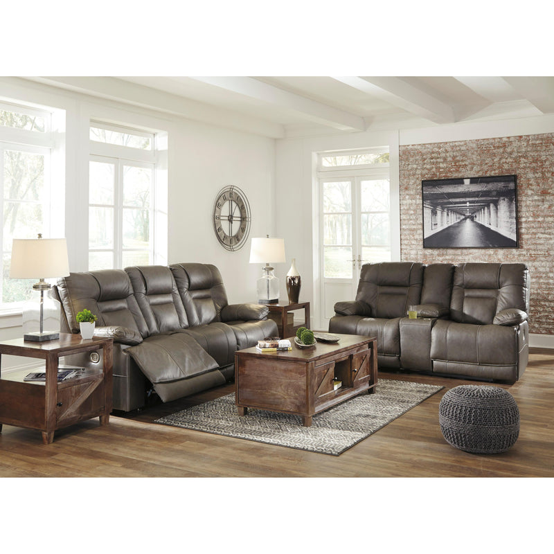 Signature Design by Ashley Wurstrow Power Reclining Leather Match Sofa U5460215 IMAGE 13