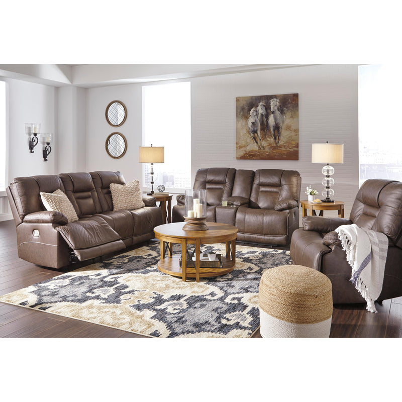 Signature Design by Ashley Wurstrow Power Reclining Leather Match Loveseat U5460318 IMAGE 15