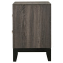  Coaster Furniture Watson 212422 2-Drawer Nightstand - Grey Oak IMAGE 3