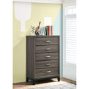  Coaster Furniture Watson 212425 5-Drawer Bedroom Chest - Grey Oak IMAGE 9