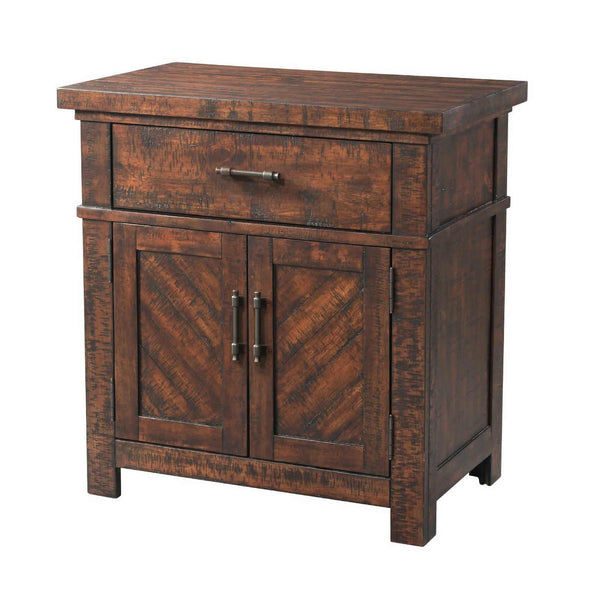 Elements International Jax 1-Drawer Nightstand JX600NS IMAGE 1