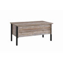  Coaster Furniture Samson 801950 60-inch 4-Drawer Office Computer Desk - Weathered Oak IMAGE 2