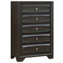  Furniture of America Clotilde 5-Drawer Chest CM7553C IMAGE 1