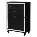  Furniture of America Brachium 5-Drawer Chest CM7977BK-C IMAGE 1