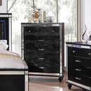  Furniture of America Brachium 5-Drawer Chest CM7977BK-C IMAGE 2