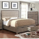  Furniture of America Ariella California King Panel Bed with Storage CM7862DR-CK-BED IMAGE 2