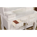  Furniture of America Harriet 7-Drawer Vanity Set CM-DK6845WH IMAGE 4