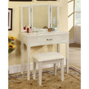  Furniture of America Potterville Vanity Set CM-DK6490WH IMAGE 1