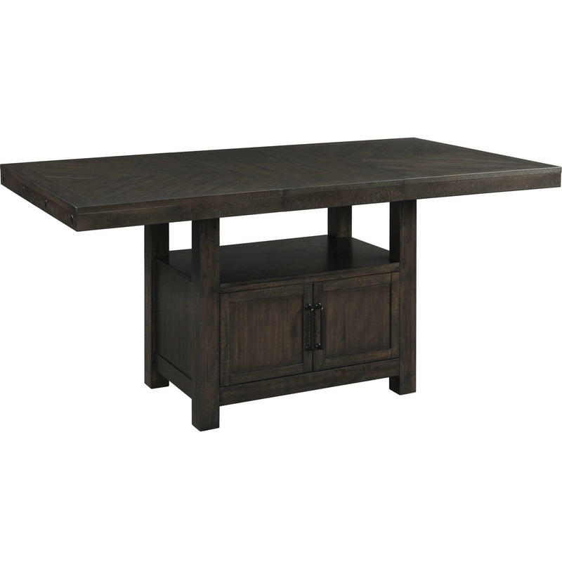 Elements International Colorado Counter Height Dining Table with Pedestal Base DCO100CDTTB IMAGE 1