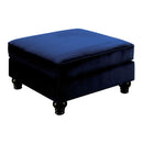  Furniture of America Jolanda II Fabric Ottoman CM6158BL-OT IMAGE 1
