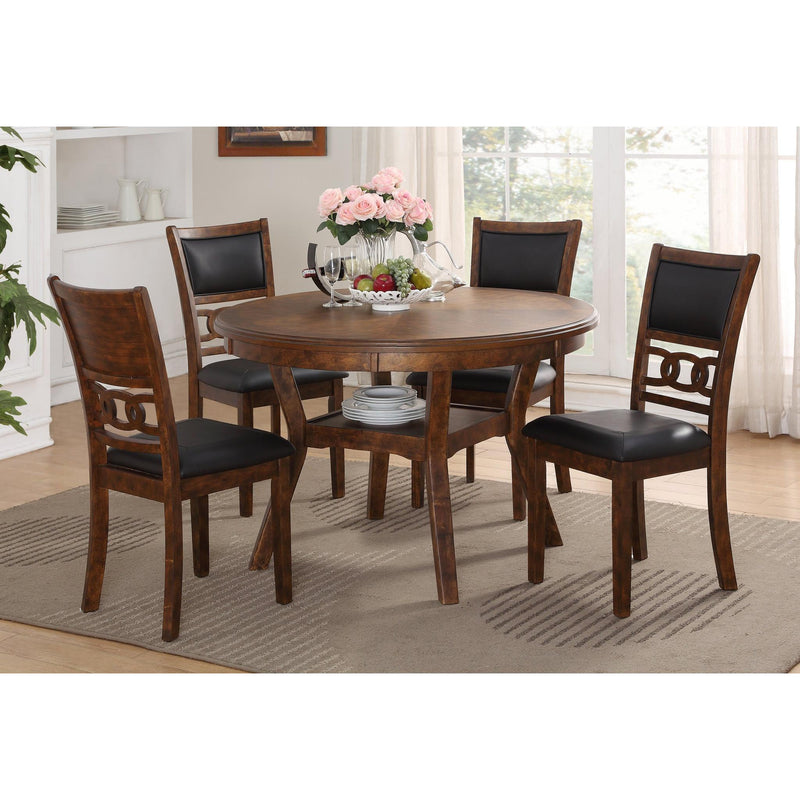 New Classic Furniture Gia 5 pc Dinette D1701-50S-BRN IMAGE 2