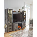  Signature Design by Ashley Wynnlow W440W2 4 pc Entertainment Center IMAGE 3