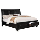  Furniture of America Castor Queen Platform Bed with Storage CM7590BK-Q-BED IMAGE 1
