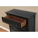  Furniture of America Castor 5-Drawer Chest CM7590BK-C IMAGE 3