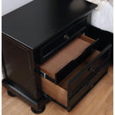 Furniture of America Castor 2-Drawer Nightstand CM7590BK-N IMAGE 2