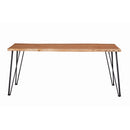  Coaster Furniture Sherman 190911 71-inch Live Edge Dining Table - Natural Acacia IMAGE 4