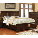  Furniture of America Castor King Platform Bed with Storage CM7590CH-EK-BED IMAGE 2
