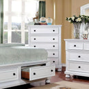  Furniture of America Castor 5-Drawer Chest CM7590WH-C IMAGE 3
