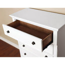  Furniture of America Castor 5-Drawer Chest CM7590WH-C IMAGE 4
