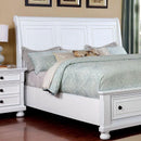  Furniture of America Castor King Platform Bed with Storage CM7590WH-EK-BED IMAGE 3