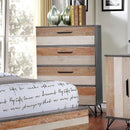  Furniture of America Haddel 5-Drawer Chest CM7592GY-C IMAGE 2