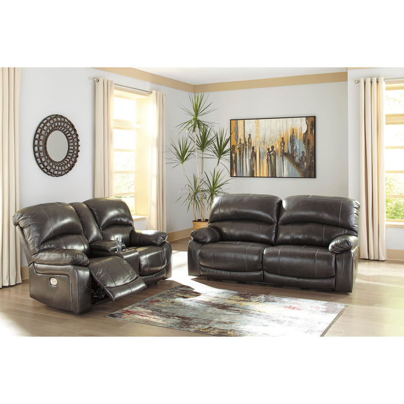 Signature Design by Ashley Hallstrung Power Reclining Leather Match Sofa U5240347 IMAGE 11