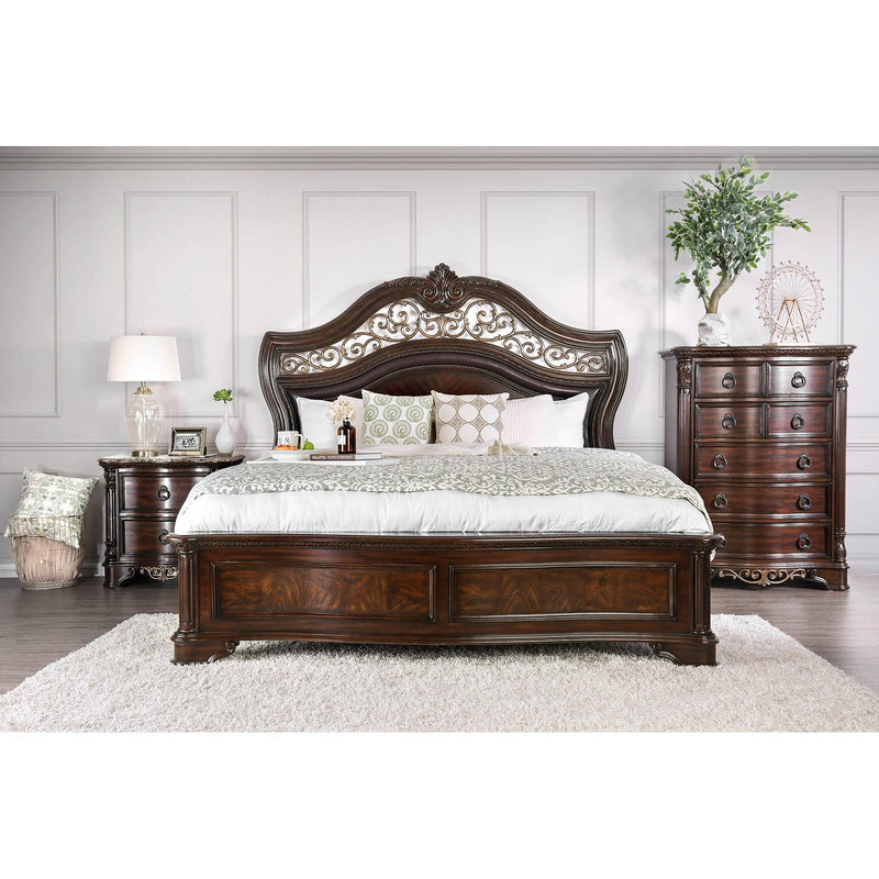 Furniture of America Menodora King Sleigh Bed CM7311EK-BED IMAGE 3