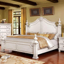  Furniture of America Hesperos Queen Poster Bed CM7798WH-Q-BED IMAGE 2