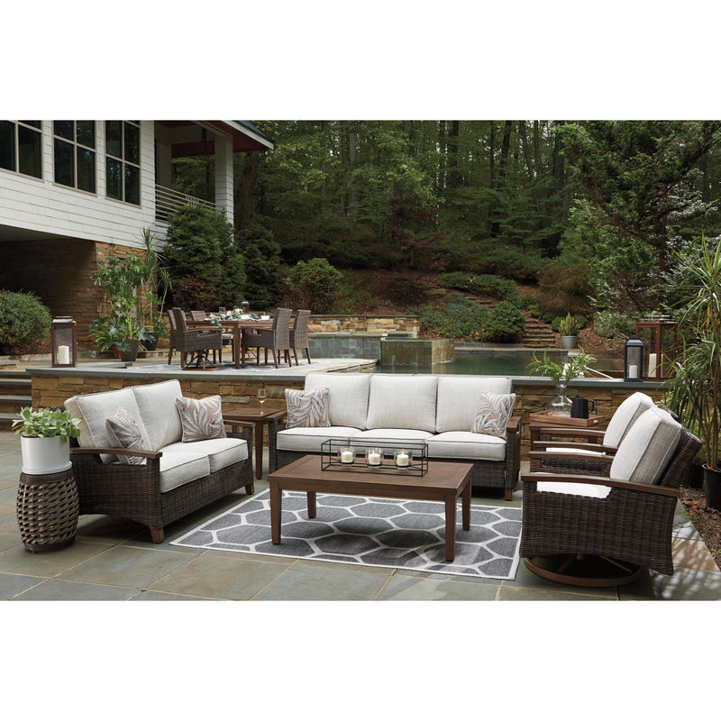 Signature Design by Ashley Outdoor Seating Lounge Chairs Paradise Trail P750-821 Swivel Lounge Chair (2 per package) IMAGE 15