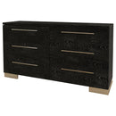  Furniture of America Christie 6-Drawer Dresser CM7550BK-D IMAGE 1