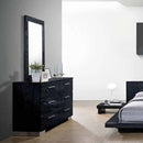  Furniture of America Christie Dresser Mirror CM7550BK-M IMAGE 2