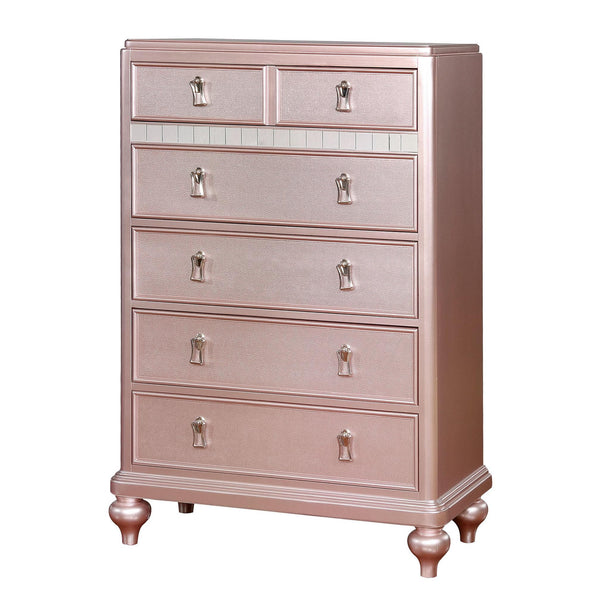 Furniture of America Avior 5-Drawer Chest CM7170RG-C IMAGE 1