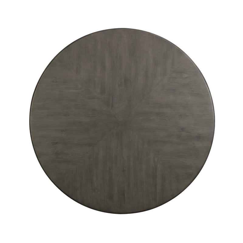  Elements International Round Cross Dining Table DCR500RDTE IMAGE 3